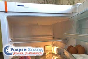 Холодильник LIEBHERR KUP30110 внутри