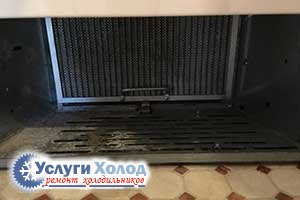 Забитый конденсатор холодильника GAGGENAU FD8804