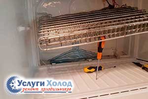 Установка нагревателя слива LG GR-T632BEQ